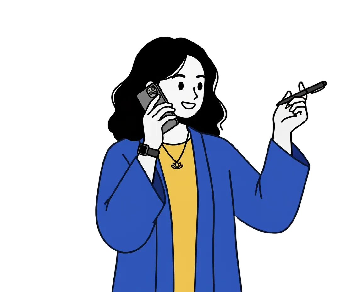 Ilustración de contacto - Figuras coloridas representando bienestar y comunicación